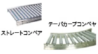 ステンレス製グラビティローラコンベア