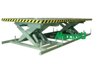 機械製造メーカのトラックヤード