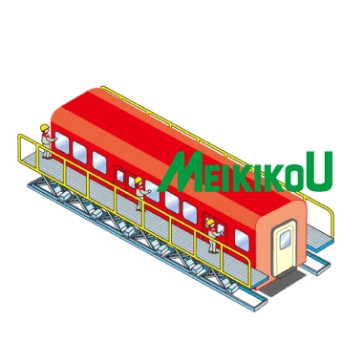 鉄道車両本体整備用高所作業台