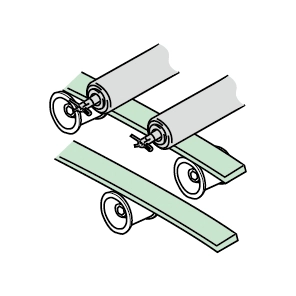 平ベルト駆動方式
