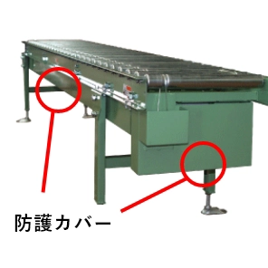 駆動部の防護カバー
